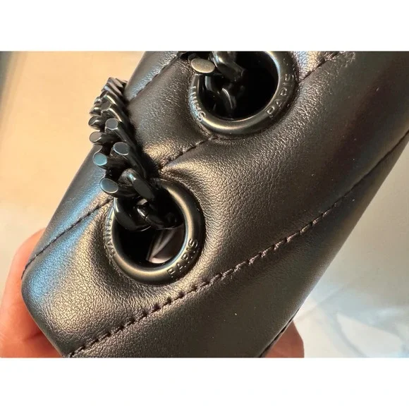 Saint Laurent Loulou Medium Bag Black Quilted Leather YSL 574946 DV728 1000 - Picture 6 of 16